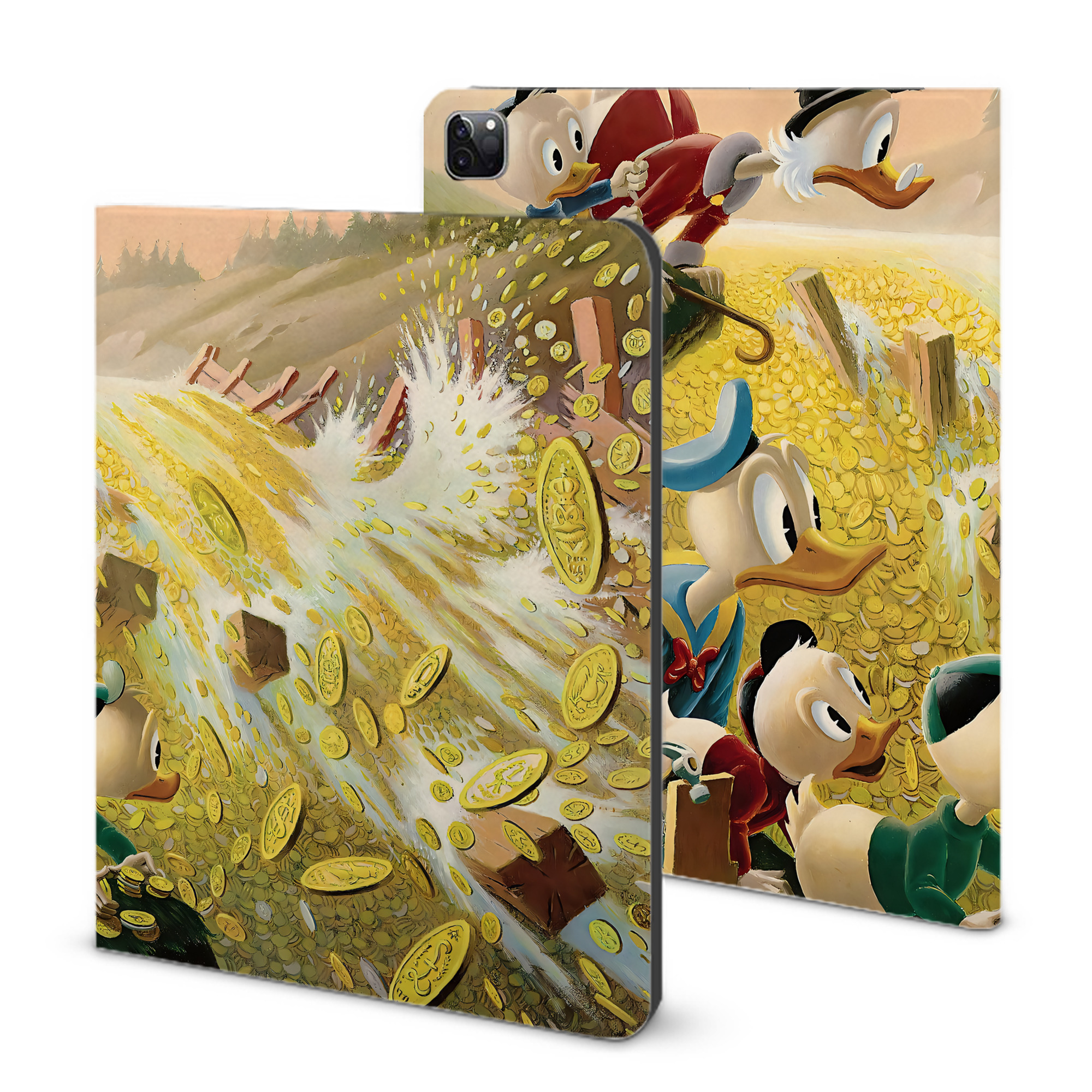 （画像用） ミッキーマウス Mickey Mouse IPad ケース ブック型 PUレザー TPU 耐衝撃 軽量 薄型 ペン収納なし 全面保護 IPad 各モデル対応